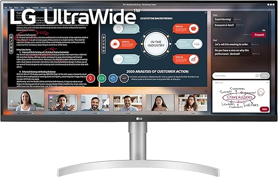 LG 34WN650-W UltraWide Monitor 34