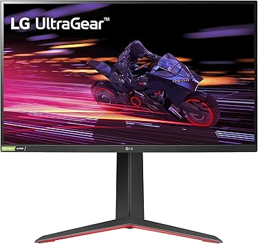 LG 27GP750-B 27” Ultragear FHD (1920 x 1080) IPS Gaming Monitor w/ 1ms Response Time & 240Hz Refresh Rate, NVIDIA G-SYNC Compatible with AMD FreeSync Premium, Thin Bezel, Tilt/Height/Pivot Adjustable