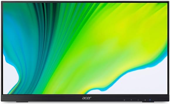 Acer UT222Q bmip 21.5” Full HD (1920 x 1080) 10 Point Touch Monitor with AMD FreeSync Technology Up to 75Hz 5ms (Display Port, HDMI Port, VGA & USB Port),Black