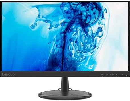 Lenovo D22e-20 Monitor, 21.45” FHD Display, Customizable Tilt Stand, HDMI and VGA Ports, 250 Cd/m² Brightness, Flicker-Free, 75Hz Refresh Rate, AMD FreeSync, Raven Black