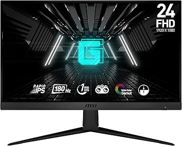 MSI FHD Rapid IPS Gaming Free Sync 1ms 1920 x 1080 180Hz Refresh Rate 24