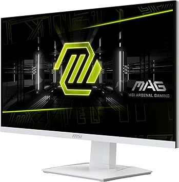 MSI MAG274QRFW 27-inch 2560 x 1440 (QHD) Computer Monitor, 180Hz, Adaptive-Synch, HDMI, DisplayPort, VESA Mountable, Tilt, Height Adjustable, Speaker, 1ms, Black