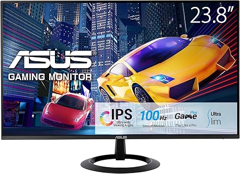 ASUS TUF Gaming VG279Q1A 27” Gaming Monitor, 1080P Full HD, 165Hz (Supports 144Hz), IPS, 1ms, Adaptive-sync/FreeSync Premium, Extreme Low Motion Blur, Eye Care, HDMI DisplayPort,BLACK