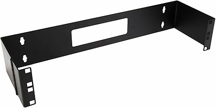 StarTech.com 2U Hinged Wall Mount Patch Panel Bracket - 6 inch Deep - 19