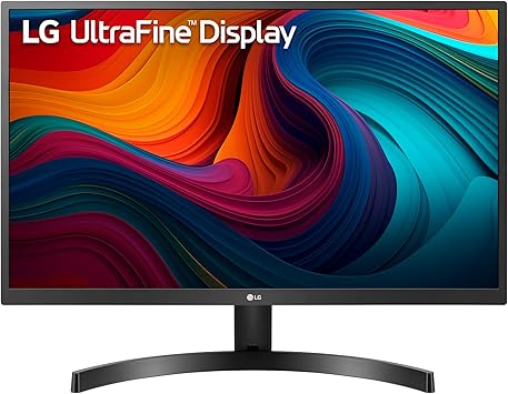 LG 27UK500-B Monitor 27” UltraFine (3840 x 2160) IPS Display, AMD FreeSync Technology, sRGB 98% Color Gamut, HDR 10, OnScreen Control, Wall Mountable - Black