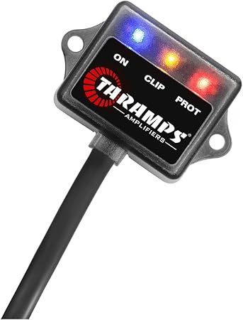 Taramp's M1 LED Monitor Operational Status LED, On, Clip and Protection, Safety Car Audio Amplifier System for Taramps Products, Easy to Install, Clip Lights, Small