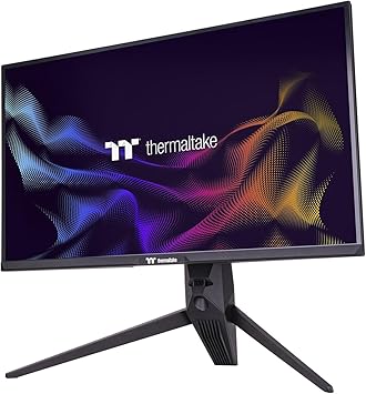 Thermaltake TGM-I27FQ Gaming Monitor/27in/Flat/QHD 2K 1440P/165 Hz Refresh Rate/Black, GM-GFT-27FTQB-US