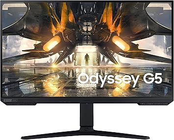 SAMSUNG Odyssey G50A Series 32-Inch WQHD (2560x1440) Gaming Monitor, 165Hz, 1ms, IPS Panel, G-Sync, HDR10 (1 Billion Colors), Ultrawide Game View (LS32AG500PNXZA)