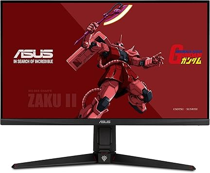 ASUS TUF Gaming 27” 1440P HDR Monitor (VG27AQGL1A) ZAKU II Edition - QHD (2560 x 1440), 170Hz, 1ms, IPS, G-SYNC Compatible, Extreme Low Motion Blur Sync, 130% sRGB, Eye Care, DisplayPort, HDMI, USB