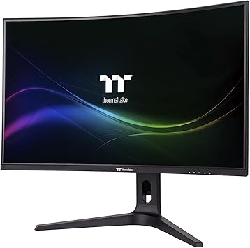 Thermaltake TGM-V32CQ Gaming Monitor/32in/CurveQHD 2K 1440P/170 Hz Refresh Rate/Black, GM-GCE-32CEQB-US