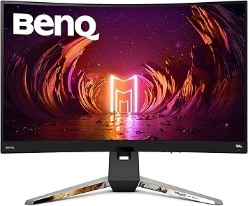 BenQ Mobiuz EX3210R 32 Inch 2K VA 165Hz Curved Gaming Computer Monitor with Free Steam Code, Dying Light 2 Night Runner’s Edition, 1000R Curve, Gaming Color Optimizer, FreeSync Premium Pro, HDRi Tech