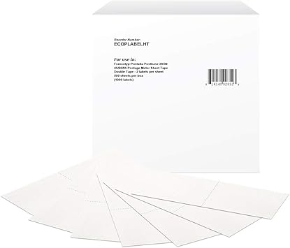 ecoPost Brand Replacement Postage Meter Sheet Tape Replacement for FP Mailing Solutions PLABEL-HT