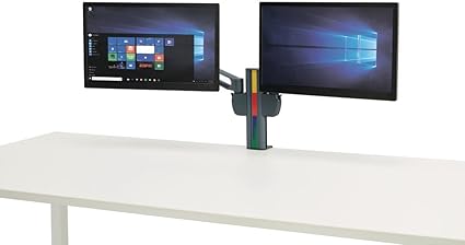 Kensington SmartFit Ergonomic Dual Monitor Pivoting Arm Mount (K60273WW)