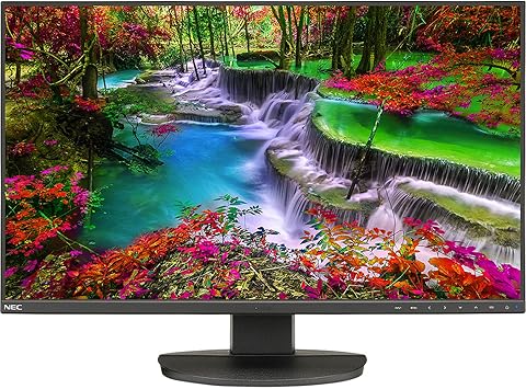 NEC 27” Business-Class Widescreen Desktop Monitor w/Ultra-Narrow Bezel and IPS Panel