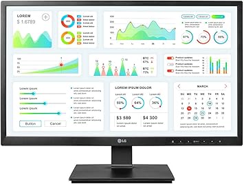 LG 24” 24CK550Z-BP FHD (1920x1080) IPS Zero Client with teradici TERA2321 PCoIP® Processor chipset, Black