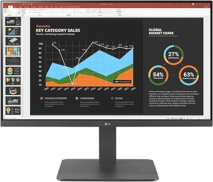 LG 24 Monitor, 1920 X 1080, 16:9 IPS, HDMI, DP, DVI