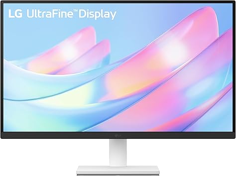 LG 27US500-W Ultrafine 27-inch 4K UHD (3840x2160) HDR10 IPS Computer Monitor, Borderless Design, Reader Mode, Flicker Safe, Switch App, HDMI, DisplayPort, White