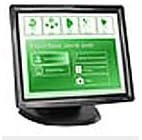 Planar PT1915MU 19-Inch Saw Touch Screen Analog/DVI-D LCD Monitor with USB Driver and 5-90 Degrees Tilt (Black)