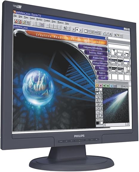 19IN LCD 700:1 1280X1024 75HZ Black VGA Dvi 8MS Rohs