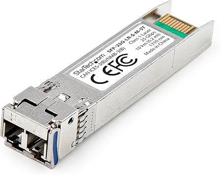 StarTech.com MSA-Compliant SFP-25G-LR-S SFP28 Module, 25G Single Mode Fiber (SMF), 25GbE 10km (6.2mi), LC Optical Transceiver