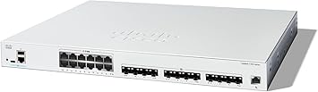 Cisco Catalyst 1300-24XTS Managed Switch, 12 Port 10G Copper, 12x10GE SFP+, Limited Lifetime Protection (C1300-24XTS)