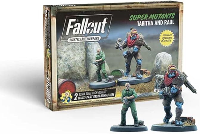 Modiphius Fallout - Wasteland Warfare - Super Mutants Tabitha and Raul, Various