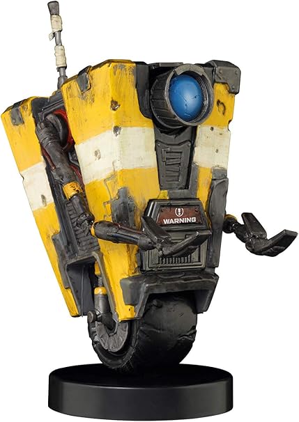 Exquisite Gaming: Borderlands 3: Claptrap - Original Mobile Phone & Gaming Controller Holder, Device Stand, Cable Guys, Gearbox Licensed Figure