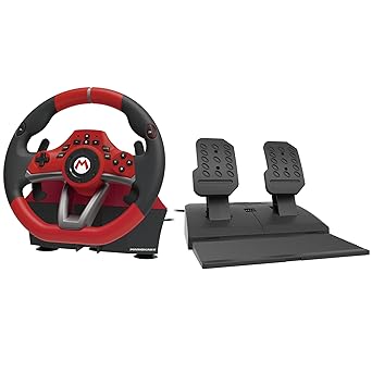 Nintendo Switch Mario Kart Racing Wheel Pro Deluxe By HORI,USB - Officially Licensed By Nintendo