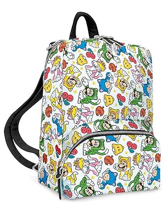 Controller Gear Animal Crossing - Small Backpack Mini Bookbag Travel Bag for Console & Accessories - 3D World Catsuit