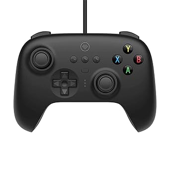 8BitDo Ultimate Wired Controller, USB Wired Controller for PC Windows 10, Android, Steam Deck, Raspberry Pi and Switch (Black)