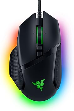 Razer Basilisk V3 Customizable Ergonomic Gaming Mouse: Fastest Gaming Mouse Switch - Chroma RGB Lighting - 26K DPI Optical Sensor - 11 Programmable Buttons - HyperScroll Tilt Wheel - Classic Black