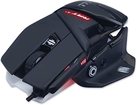 Mad Catz The Authentic R.A.T. 4+ Optical Gaming Mouse, Black