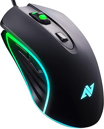 AM6 AM8 Gaming Mouse 4Dpi Levels (800, 1600, 2400, 3200) I Programmable Buttons I Wired Ergonomic USB Mouse (M30)