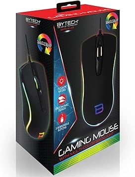 Bytech BYMSWR107BK 3D Light UP Gaming Mouse, Black