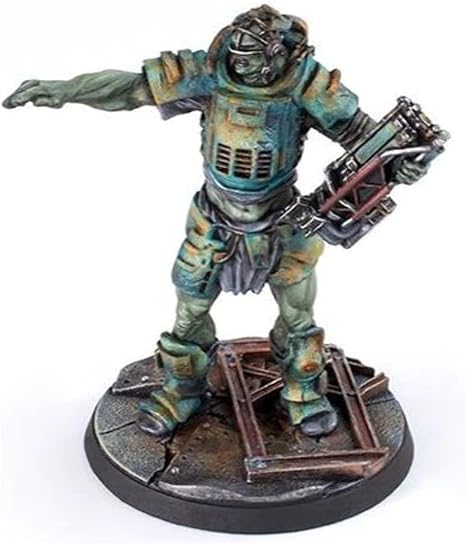 Modiphius Fallout - Wasteland Warfare - Super Mutants Overlord and Fist , Brown