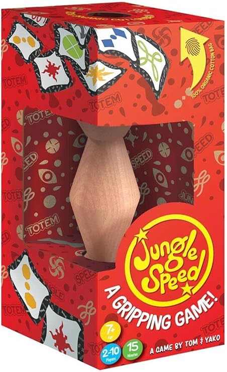 Zygomatic Jungle Speed Party Game (Eco Box) - Fast-Paced Matching Game with Travel Bag for Kids & Adults, Ages 7+, 2-10 Players, 15 Minute Playtime, Made