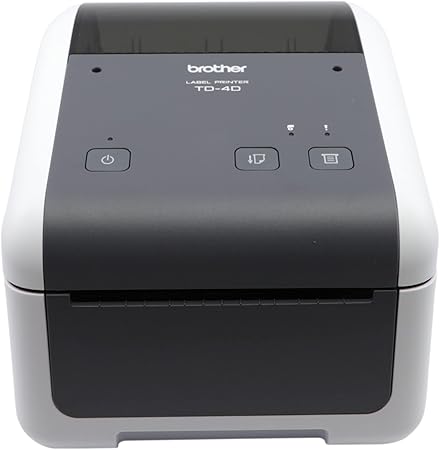 Brother TD-4520DN Entry Level Direct Thermal Desktop Printer, Print Labels and Receipts, 300 dpi, 6ips, USB 2.0