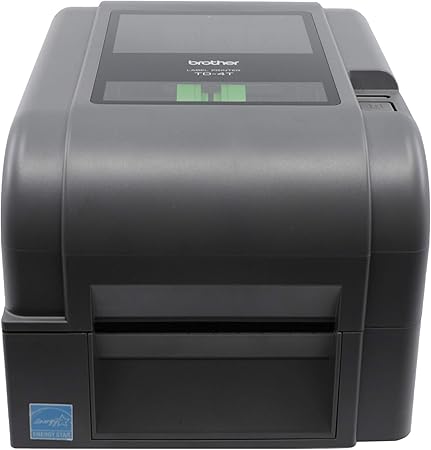 Brother TD-4520TN 4-inch Thermal Transfer Desktop Network Barcode and Label Printer, for Long Term Durable Labels and Barcodes, 300 dpi, 5 IPS, Standard USB 2.0, Serial, Ethernet LAN