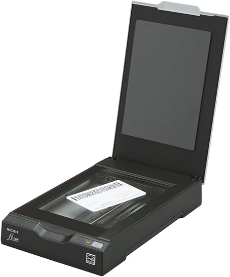 RICOH fi-70F Small Footprint Flatbed A6 Document Scanner for IDs, Passports, Small Cards