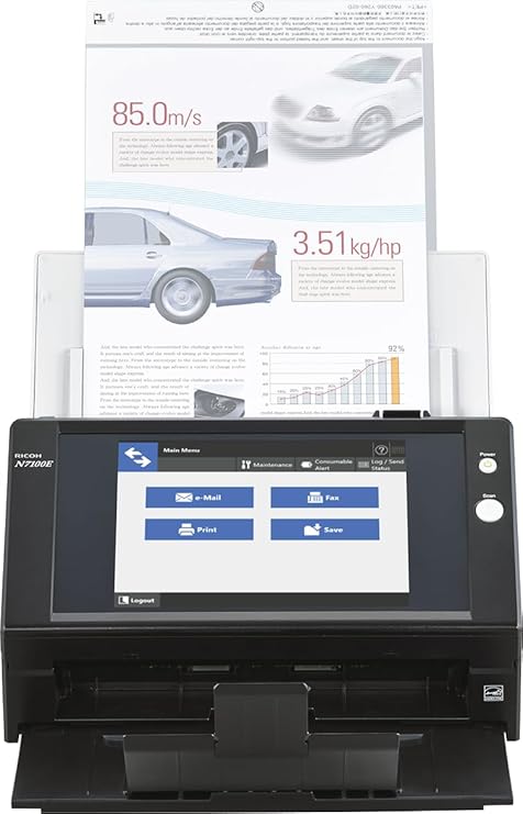 RICOH N7100E Network Scanner with Large Touch Screen