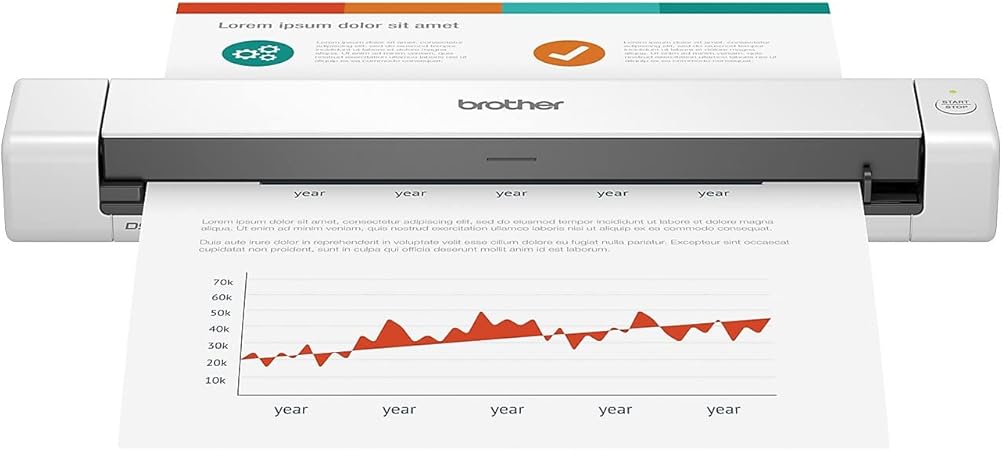 Brother DS-640 Compact Mobile Document Scanner, (Model: DS640)