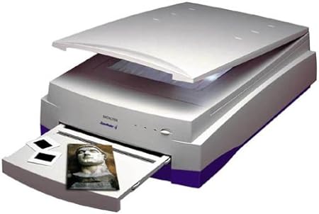 Microtek Scanmaker 4 Legal Size Scanner with Snaptrans Template Kit