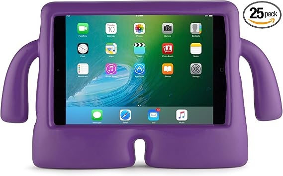 Speck Products 92840-B102 iGuy Freestanding Protective Case for iPad Mini 2/3/4, Grape Purple, 25-Pack Business Packaging