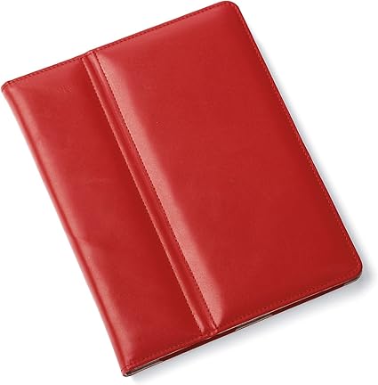 Italian Leather iPad Jacket, Red