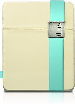 iLuv Casual Fabric Case with Band Clip for Apple iPad 4, iPad 3rd Generation, iPad 2 and iPad - Beige (iCC805BGE)