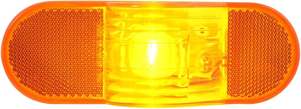 GG Grand General 80703 Oval Amber Side Turn with Reflector Sealed Light