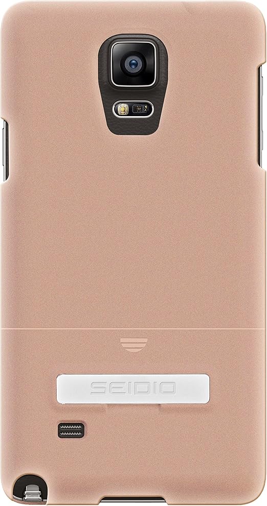 SURFACE Case with Metal Kickstand for Samsung Galaxy Note 4 - Retail Packaging - Rose Gold