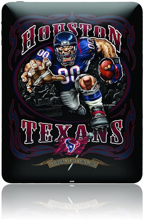 Skinit Protective Skin (Fits Latest Apple iPad); Illustrated Houston Texan Running Back