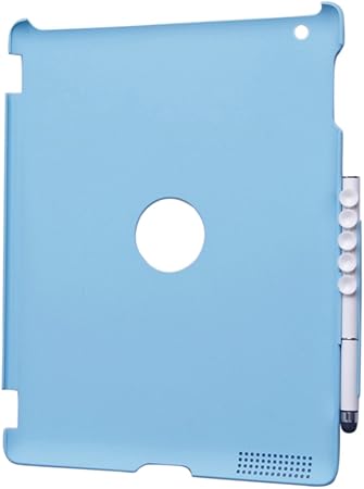 KHE-SMARTPEN-Blue-New iPad Protective Back Cover with Stylus Pen