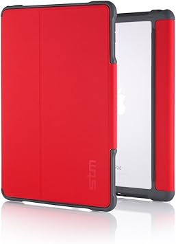 STM Dux 20.1 cm (7.9 Inches) Folio Case for Tablet (Folio, Apple, iPad Mini 4, 20.1 cm (7.9 Inch), 210 g, Red)